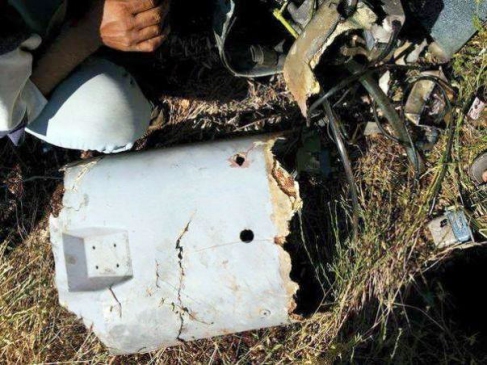 Suriye'de Düşürülen Hava Aracına Ait Fotoğraflar Sosyal Medyada Paylaşıldı