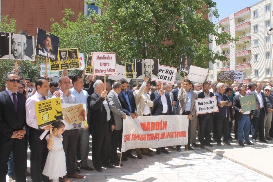 Mardin'de Mursi'nin İdam Kararına Karşı Kitlesel Eylem Düzenlendi
