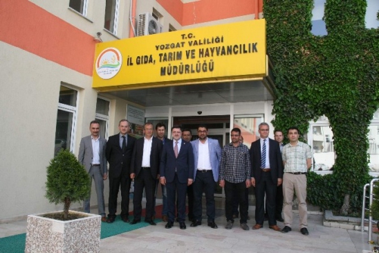 Yozgat'ta AK Parti Milletvekili Yusuf Başer, Gıda Tarım ve Hayvancılık İl Müdürlüğü'nü Ziyaret Etti