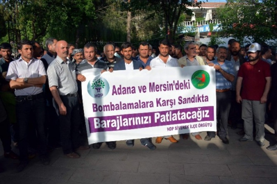 HDP Siverek, Adana ve Mersin'deki Saldırıları Kınadı