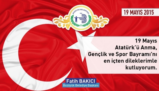 Bozüyük'te Başkan Fatih Bakıcı, 19 Mayıs Bayramı Mesajı Yayınladı