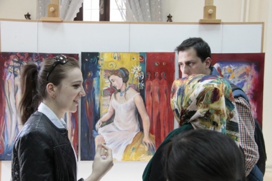 Niğde'de Zübeyde Özdağ'ın Kişisel Resim Sergisi Ziyarete Açıldı