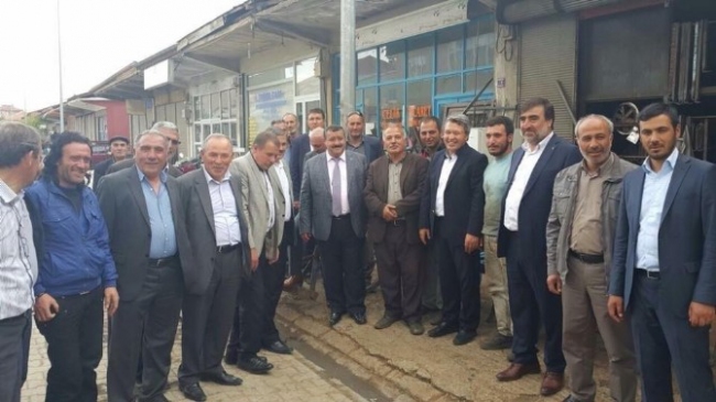 Gümüşhane Kelkit'te AK Parti Milletvekili Feramuz Üstün Esnafı Ziyaret Etti