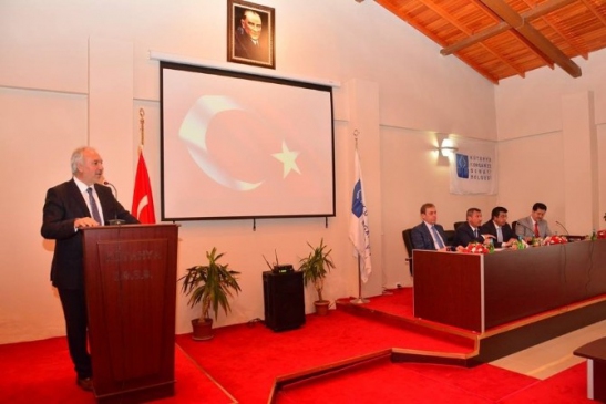 Kütahya Merkez'de Ekonomi Bakanı Zeybekci'ye Kütahya 1. OSB Hakkında Bilgiler Aktarıldı