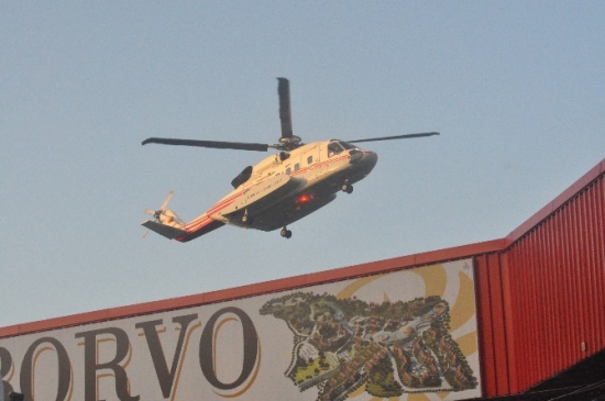 Bolu'da Başbakan Ahmet Davutoğlu'nun Helikopterle Gerçekleştirdiği Ziyaret