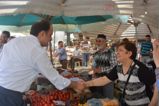 Murat Baybatur, Soma'da Seçim Çalışmalarına Devam Ediyor