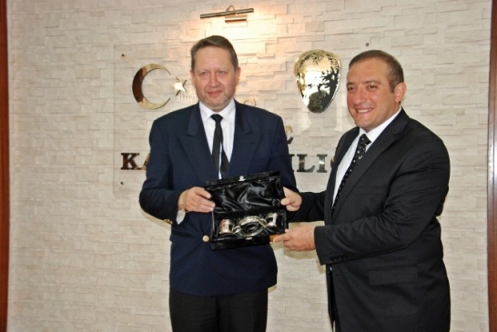 Almanya'nın Antalya Konsolosu Martin Wetter, Demre'deki Kaymakamı Ziyaret Etti