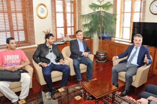 Arap Gazeteciler Samsun Büyükşehir Belediyesi'ni Ziyaret Etti