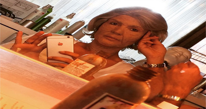 Gülben Ergen, Reklam Filmi İçin Yaşlandırıldı