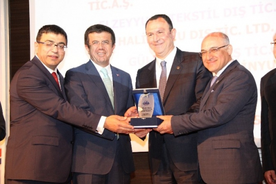 Gaziantep'te İhracat Ödül Töreninde Gülsan Holding Üç Ödül Aldı