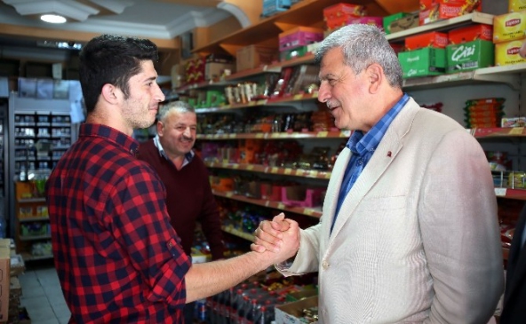 Kocaeli Gebze'de Başkan Karaosmanoğlu Esnafla Buluştu
