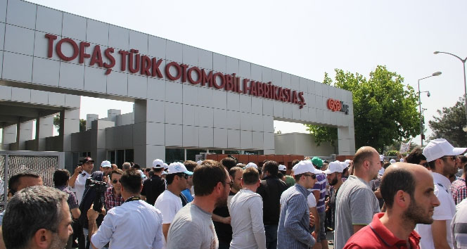 Tofaş Bursa'da İşçilerin Eylemine Son Uyarı Yapıldı
