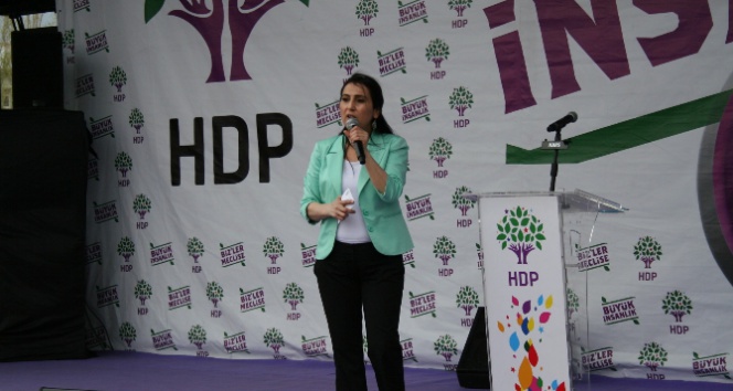 Kars'ta HDP Eş Genel Başkanı Yüksekdağ, Partilerini Baraj Altında Bırakma Operasyonu İddiasında Bulundu