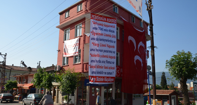 Kargı'da MHP Pankartına Tepki Gösteren AK Parti Milletvekili Uslu Açıklamalarda Bulundu