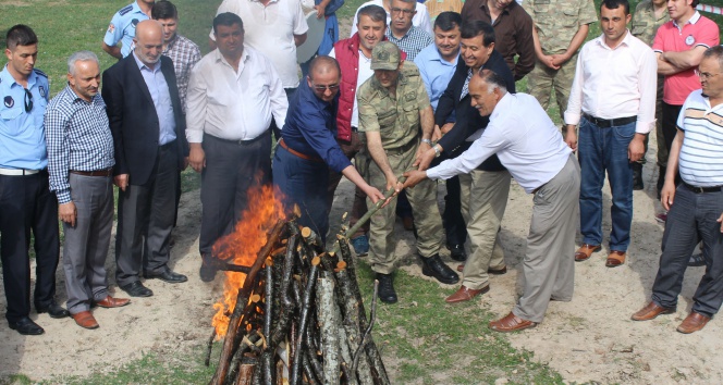 Samsun Havza'da Geleneksel Yayla Şenlikleri İçin Ateş Yakıldı