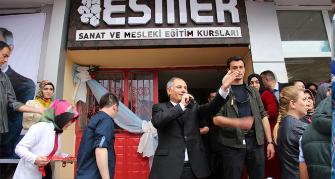 Erzurum Oltu'da ESMEK Sanat ve Mesleki Eğitim Kursları Merkezi Açıldı