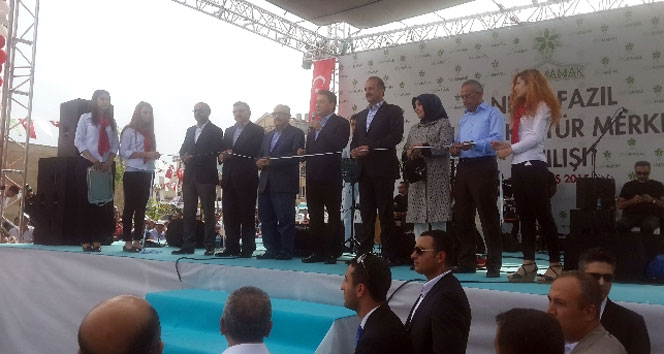 Mamak'ta Necip Fazıl Kültür Merkezi Açılışı, Beşir Atalay ve Ali Babacan'ın Katılımıyla Gerçekleştirildi