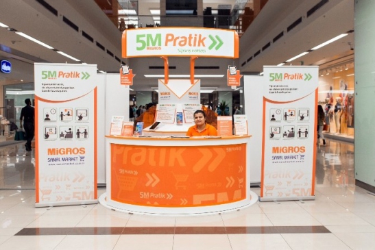 Ankara Çankaya'da Migros, 5M Pratik Kioskunu Tanıttı