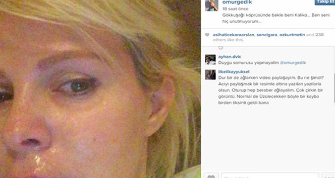 Ömür Gedik, Trafik Kazasında Kaybettiği Kedisi İçin Gözyaşlarına Boğuldu