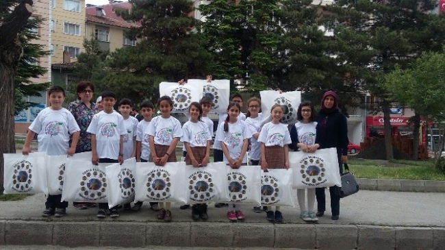 Kastamonu Tosya'da Öğrencilerin Temiz Çevre Projesi İlgi Gördü