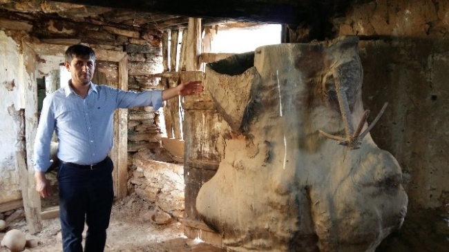 Aydın Yenipazar'da Bulunan Asırlık Kütük Ambarı Zamanla Harabe Oldu