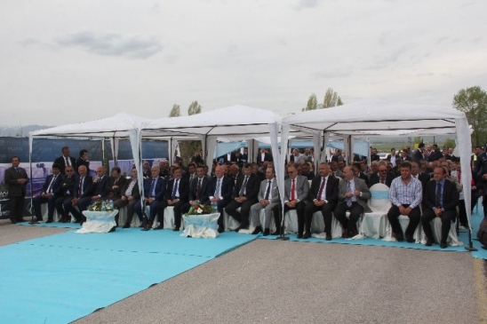 Erzurum'da Fuar Kongre Merkezi'nin Temel Atma Töreni Gerçekleştirildi