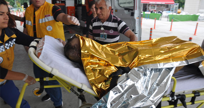 Bursa İnegöl'de Evden Uzaklaştırma Cezası Alan Adam Kendini Yaktı