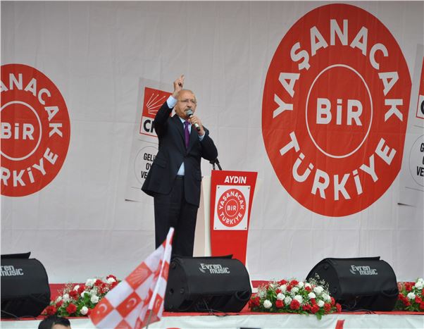 Aydın'da Kılıçdaroğlu, Merkez Türkiye projesini tanıttı ve seçim bildirgesini duyurdu