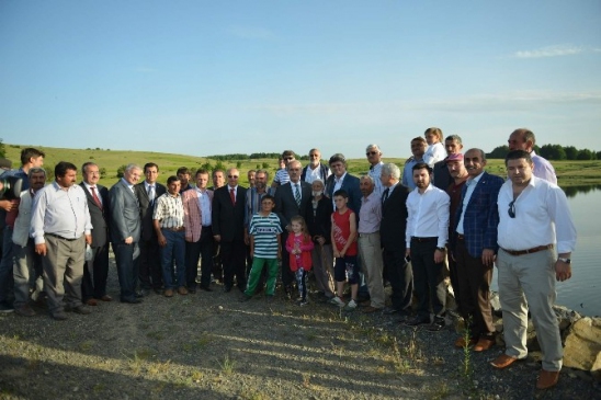 Bursa İznik Hacıosman Mahallesi'nde Sulama Göleti Hizmete Girdi