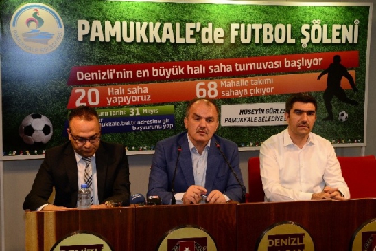 Pamukkale'de Halı Saha Turnuvası 1 Haziran'da Kura Çekimiyle Başlayacak