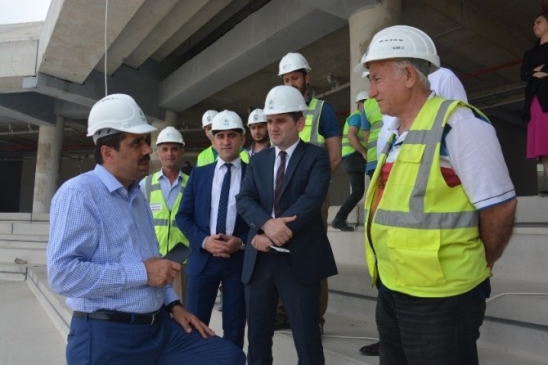 Muhammet Balta, Trabzon Akyazı Stadyumu'nda İncelemelerde Bulundu ve Proje Hakkında Bilgi Aldı
