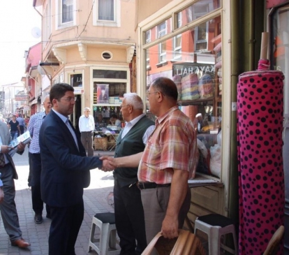 Bartın Merkez'de AK Parti Milletvekili Yılmaz Tunç Esnafları Ziyaret Etti