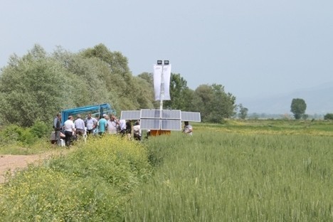 Tokat Turhal'da Güneş Enerjili Tarımsal Sulama Sistemi Hayata Geçirildi