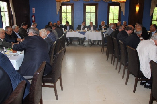 Karabük Safranbolu'da AK Parti Milletvekili Adayları Muhtarlarla Görüştü