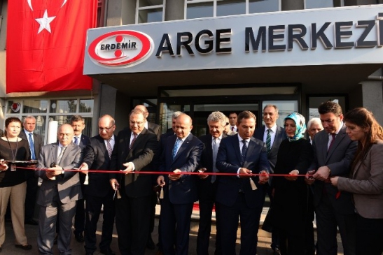 Erdemir Grubu, Zonguldak'ta Ar-Ge Merkezini Bilim Bakanı'nın Katılımıyla Açtı