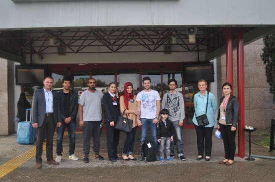 Samsun'da Bir Radyo Programında Kazanan İki Arap Çift Ve Bir Balayı Çifti Şehri Ziyaret Etti