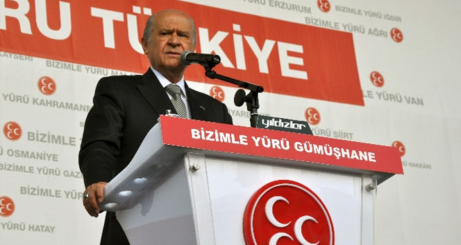 Gümüşhane'de MHP Genel Başkanı Bahçeli, Sivil Dayanışma Platformu'na Eleştiride Bulundu