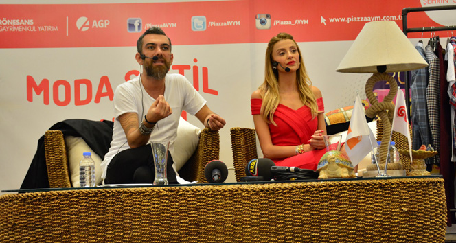 Kahramanmaraş Piazza'da Hakan Akkaya ve Özge Ulusoy Moda Tüyoları Verdi