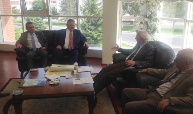 Kayseri'de Ticaret Odası, OSB Yönetimine Ziyaret Gerçekleştirdi