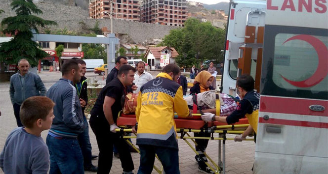 Gümüşhane'de İnşaat İşçilerini Taşıyan Minibüs Kazasında 7 Kişi Yaralandı