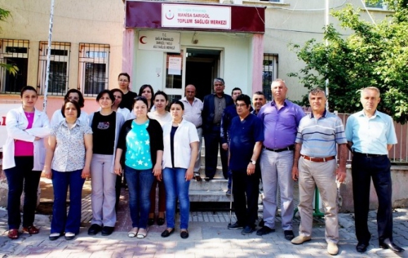 Sarıgöl'de Sağlık Çalışanları, Şiddet Olaylarına Dikkat Çekmek İçin Eylem Yaptı