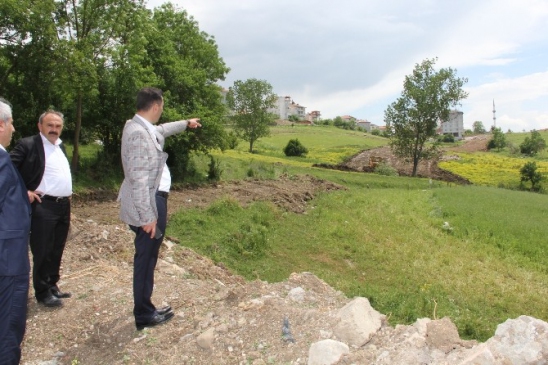 Samsun Kavak'ta Çakıralan Yolunun Yapım Çalışmaları Başladı