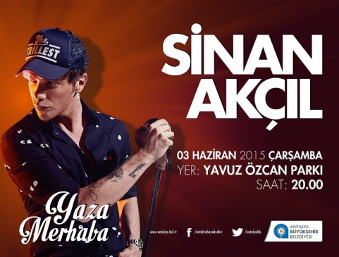 Antalya'da 3 Haziran'da Sinan Akçıl Konser Veriyor