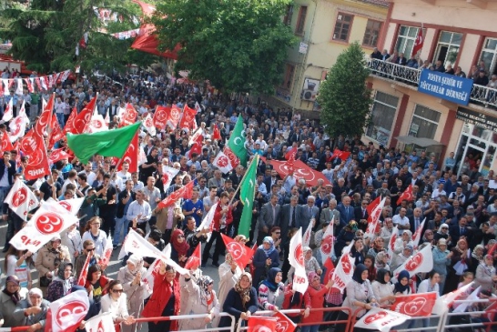 Kastamonu Tosya'da MHP, 7 Haziran Seçimleri İçin İlk Mitingini Düzenledi
