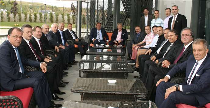 Başkan Demirören, Cüneyt Çakır ile Buluştu