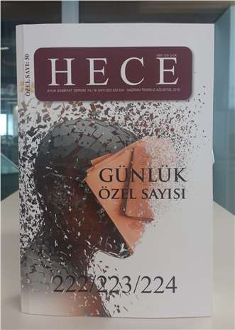 Hece Dergisi’nden Günlük Özel Sayısı Yayınlandı