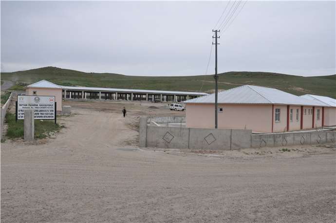 Bulanık’ta Modern Hayvan Pazarı İnşaatı Sona Yaklaşıyor