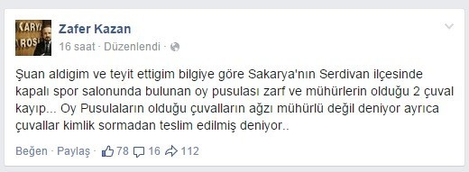 Sakarya Barosu Başkanı'ndan Oy Pusulası İddiası: Algı Operasyonu Mu?