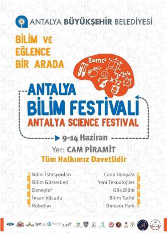 Antalya'da Bilim Festivali Heyecanı Başlıyor