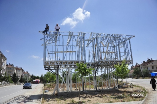 Karaman'da Muhtarlara Modern Ofisler Kuruluyor